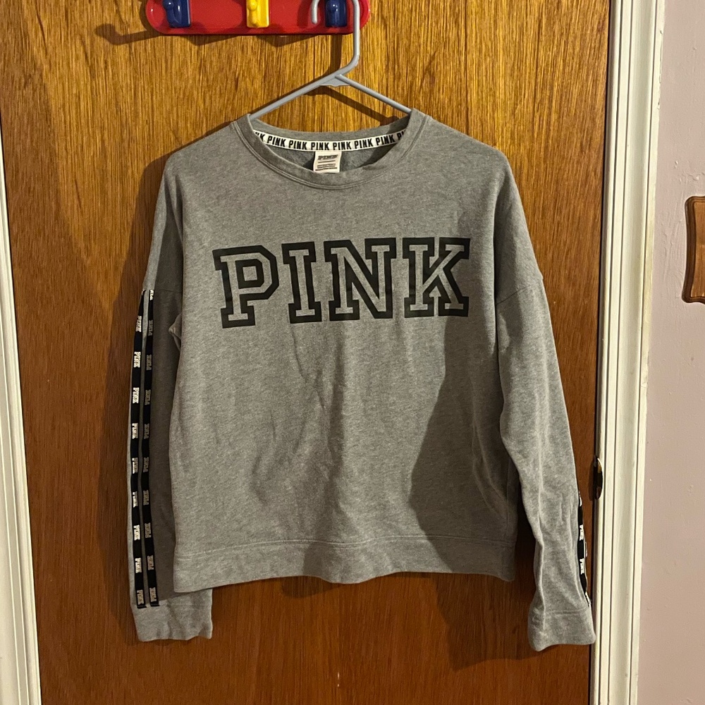 VS Pink grey sweatshirt